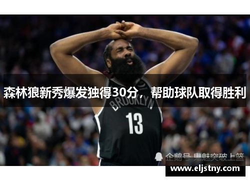 森林狼新秀爆发独得30分，帮助球队取得胜利